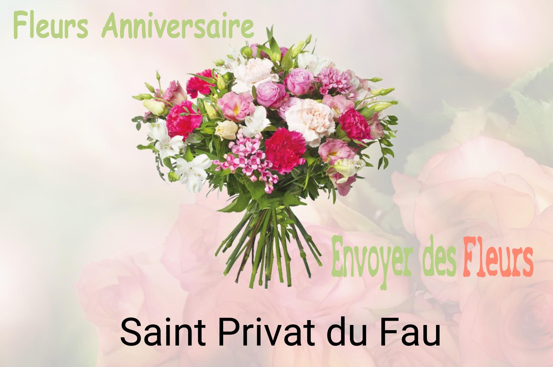 Bouquet de fleurs d’anniversaire livré à Saint-Privat-du-Fau