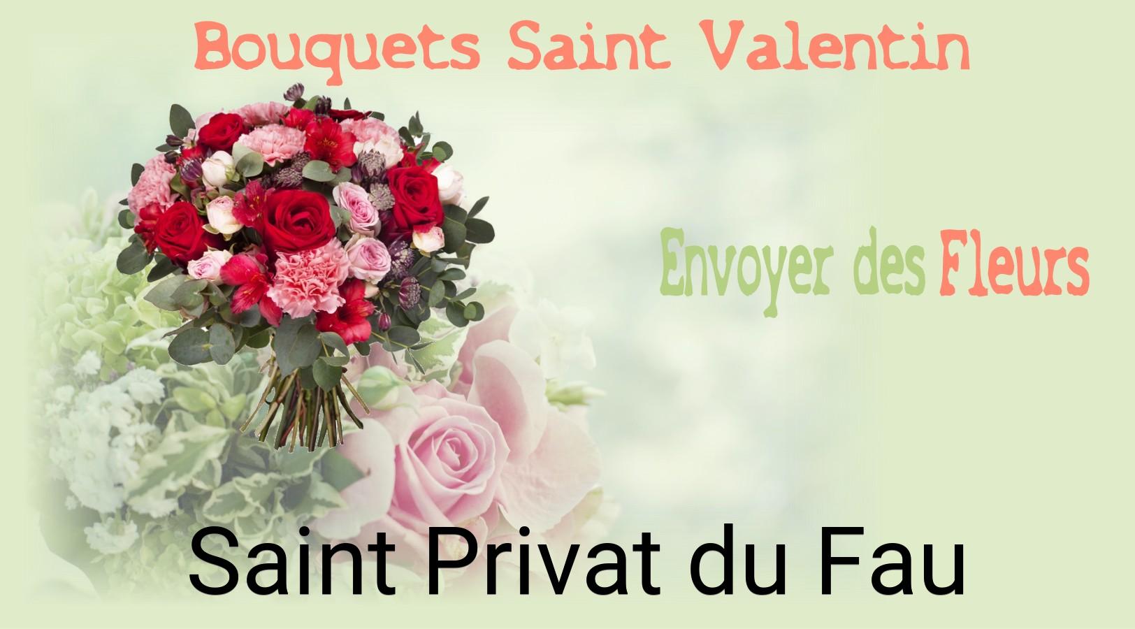 Roses de Saint-Valentin livrées à Saint-Privat-du-Fau
